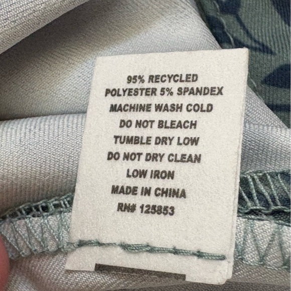 Taylor Stitch Bo Boardie Boardshorts Men 38  Green Sea Floral Print Stretch Zip - Picture 6 of 11